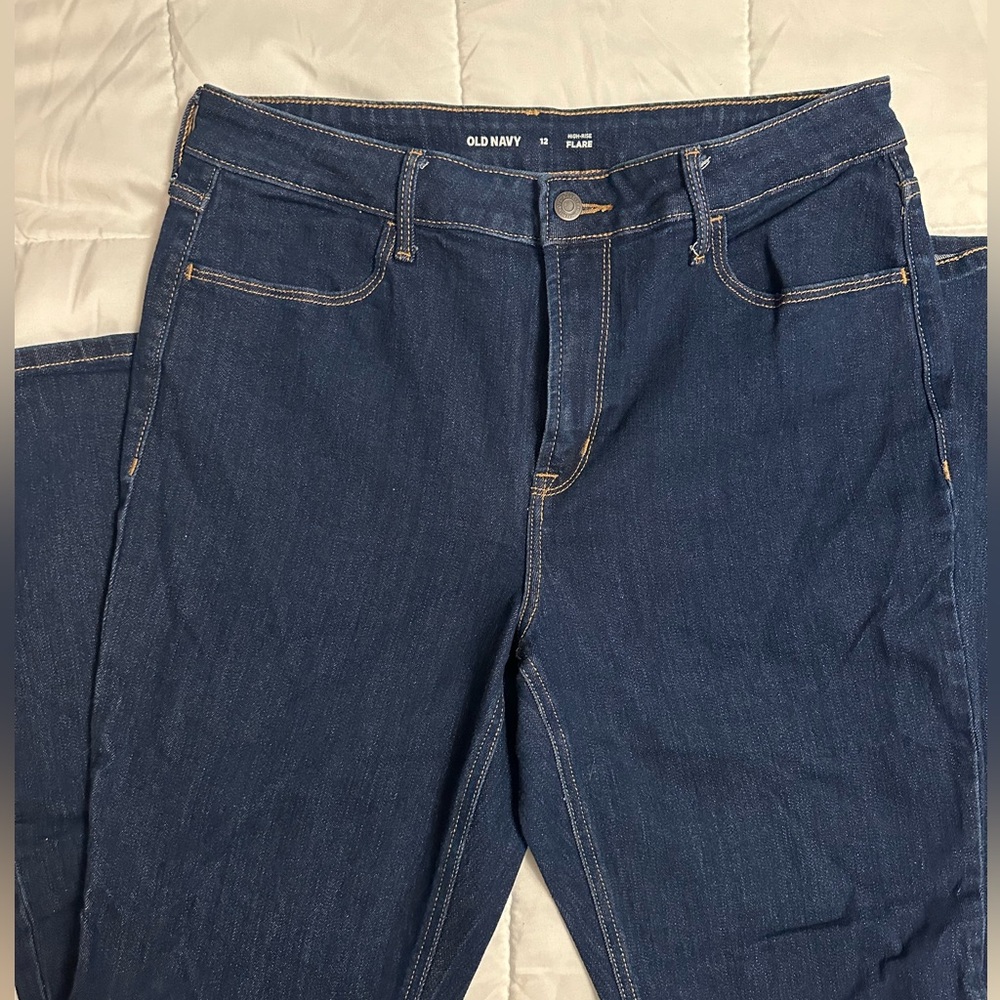 Old Navy High Rise Flare Jeans Size 12